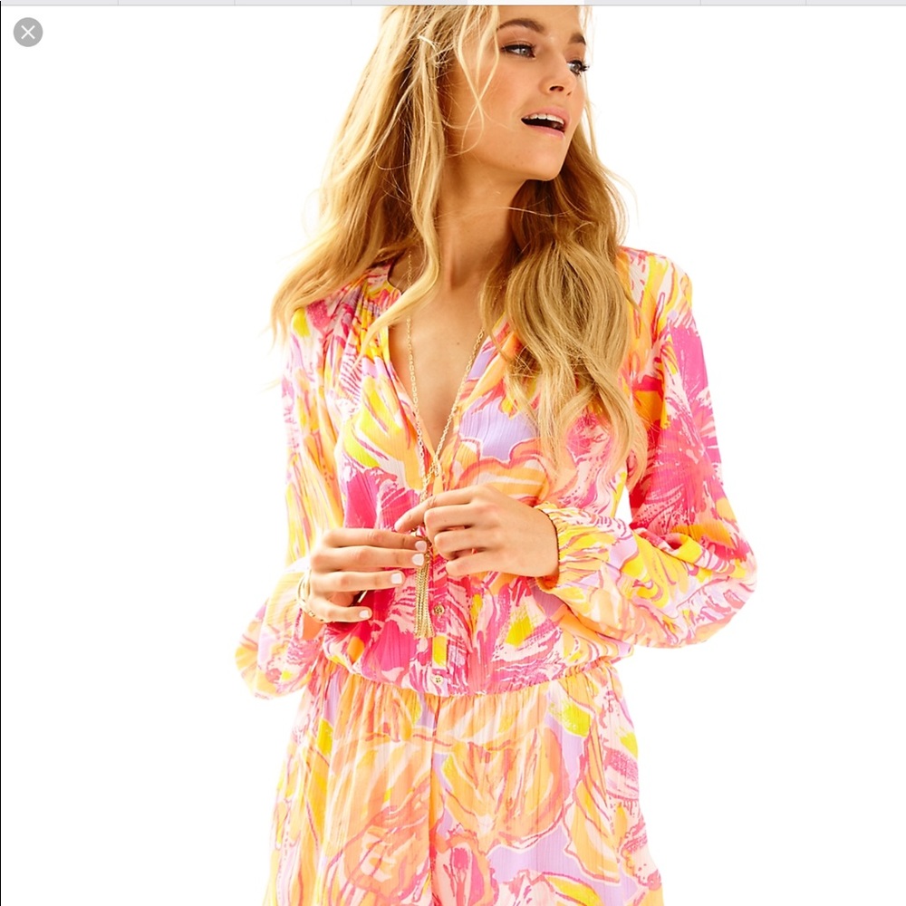 NWT Lilly Pulitzer Elsa Romper M